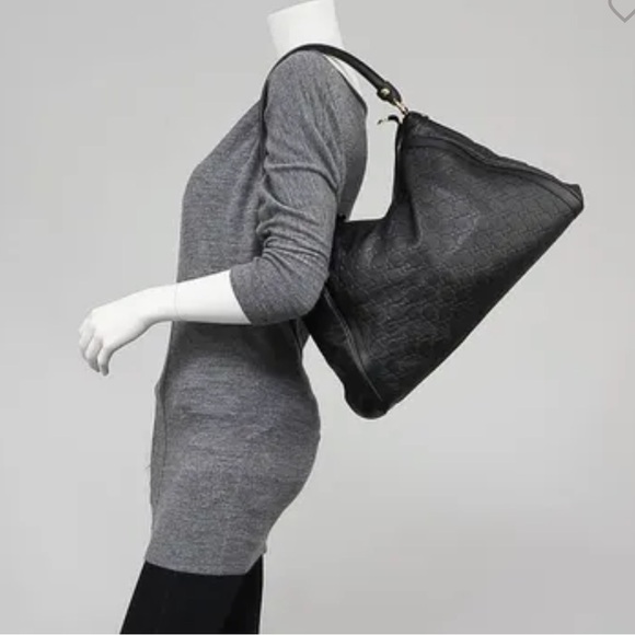 GUCCI Guccissima Leather Scarlett Hobo Bag EUC - Picture 6 of 16